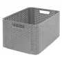 CURVER Style L hoiukarp 43,6 x 32,6 x 23 cm helehall rotaniefektiga 33L