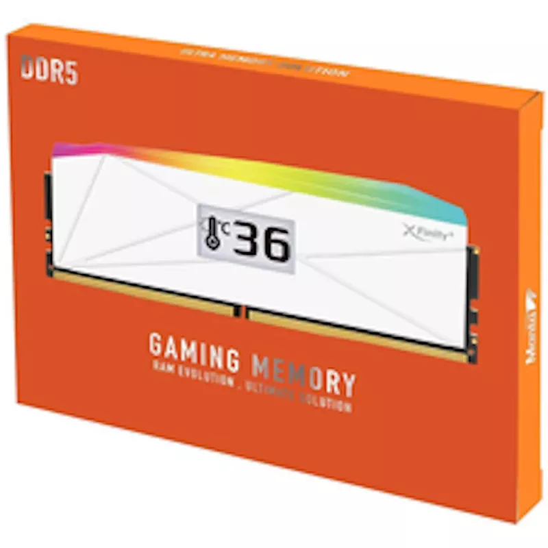 V-Color Manta XFinity+ aRGB DDR5-6000 RAM, CL28, XMP/EXPO - 32 GB Dual-Kit, valge