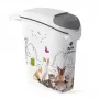 CURVER Petlife Õhukindel lemmikloomatoa hoiukonteiner 23L koertele ja kassidele, 10kg kuivtoit, BPA-vaba plast, klõpsuga lukustuv kaas, hall