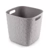CURVER Softex ruudukujuline hoiukorv 15L kriitvalge 27.9x27.9x26.9cm