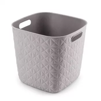 CURVER Softex ruudukujuline hoiukorv 15L kriitvalge 27.9x27.9x26.9cm