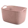 Curver Knit L ristkülikukujuline hoiukorv 19L 40x30x23 cm roosa