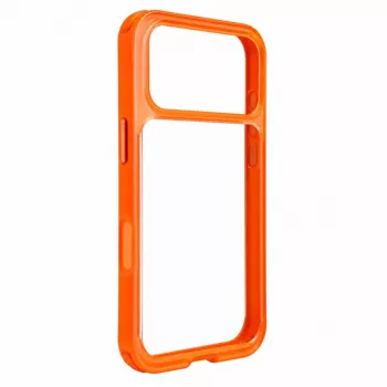 Evelatus Apple iPhone 17 Pro LiveCase hübriidümbris koos alusega PC+TPU oranž