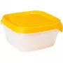 CURVER Fresh & Go lemmiklooma toidukausside komplekt, 3 tk, igaüks 0,8 l, kollane, õhukindlad kaaned