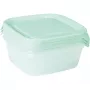 CURVER Fresh & Go toidukauskide komplekt, 3 tk, igaüks 0,8 L, roheline, õhukindel, mikrolaineahjus ja nõudepesumasinas kasutatav