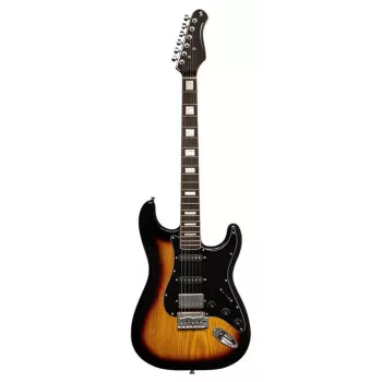 Stagg SES-60 SNB elektrikitarr - Sonic Blue, SSS helipead, lepapuust kere
