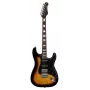 Stagg SES-60 SNB elektrikitarr - Sonic Blue, SSS helipead, lepapuust kere