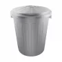 KEEEPER Mats 50L Maxi jäätmemahuti, hõbedane, suruklapp, pulbervärvitud teras, Ø50x55cm