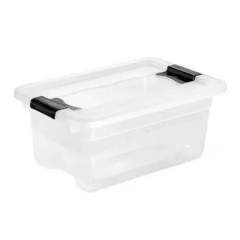 KEEPEER Crystalbox Cornelia 4L läbipaistev hoiukarp kaanega, 29,5 x 19,5 x 12,5 cm