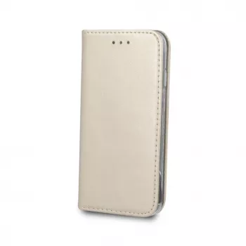 GreenGo Samsung Galaxy A6 (2018) nutikas magnetiline raamatukujuline ümbris kuldne