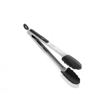 LEIFHEIT köögi- ja grilltange 31 cm, roostevaba teras silikoonotstega, kuumakindel kuni 260 °C, lukustusmehhanism, nõudepesumasinas pestav