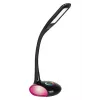 Activejet AJE-VENUS RGB must LED laualamp RGB alusega, 7W põhivalgusti, 3W RGB alus, 400lm, 3000K/4500K/6000K, puutejuhtimine, painduv vars