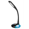 Activejet AJE-VENUS RGB must LED laualamp RGB alusega, 7W põhivalgusti, 3W RGB alus, 400lm, 3000K/4500K/6000K, puutejuhtimine, painduv vars