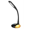 Activejet AJE-VENUS RGB must LED laualamp RGB alusega, 7W põhivalgusti, 3W RGB alus, 400lm, 3000K/4500K/6000K, puutejuhtimine, painduv vars