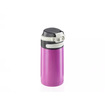 LEIFHEIT Thermos Flip 350 ml lilla vaakumisoleeritud pudel