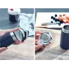 LEIFHEIT Thermos Flip 350 ml tumesinine vaakumisoleeritud roostevabast terasest reisitermos