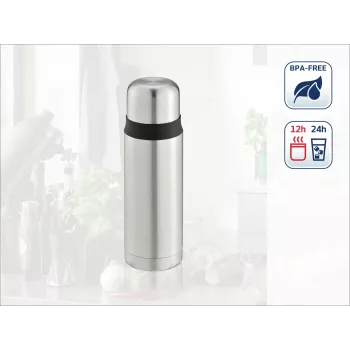 LEIFHEIT Thermos Coco 0,5 l roostevabast terasest vaakumisoleeritud pudel, hõbedane