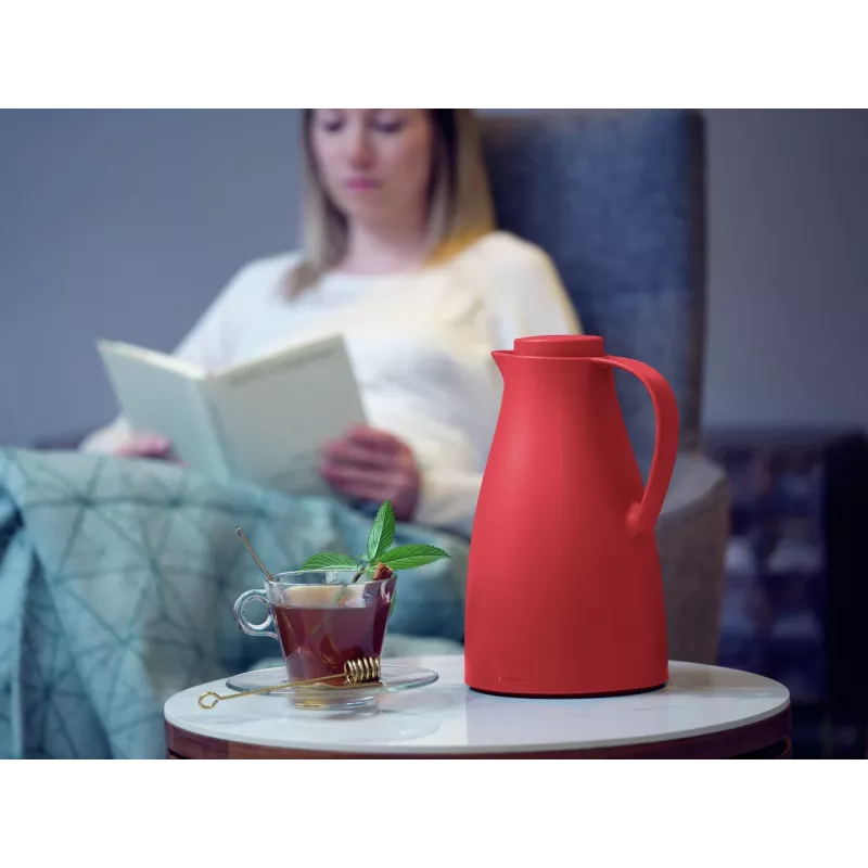 LEIFHEIT Thermos Harmonic punane vaakumisoleeritud termokann 1,0 L