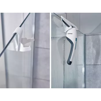 LEIFHEIT Nemo seinale kinnitatav hoidik vaakum-aknapuhastile – ruumi säästv hoiustamine ja laadimisaluse kinnitus