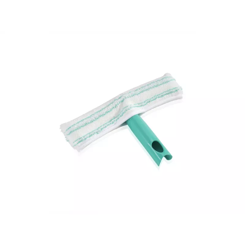 LEIFHEIT Aknapuhastaja M käsitsi aknakaabits Click-süsteemiga, 28 cm kummitera, ergonoomiline libisemiskindel käepide, valge/roheline