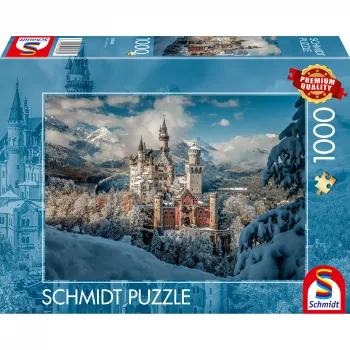 Schmidt Spiele Talvine Neuschwansteini loss 1000-osaline pusle