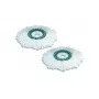LEIFHEIT Clean Twist Disc Mop asenduskomplekt, 2 mikrofiibrist mopipead, valge