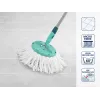 LEIFHEIT Clean Twist Disc Mop asenduskomplekt, 2 mikrofiibrist mopipead, valge