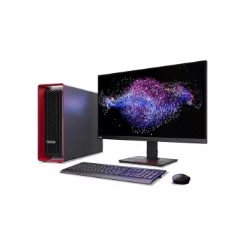 Lenovo ThinkStation P8 30HH Tower tööjaam - AMD Ryzen Threadripper PRO 9965WX 96-tuumaline, 64GB DDR5 ECC, 1TB NVMe SSD, NVIDIA RTX A4000 16GB, Windows 11 Pro