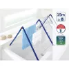 LEIFHEIT Pegasus Bath 190 pikendatav vannitoa pesukuivati 19m valge/sinine