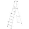 Hailo L40 StandardLine 4-astmeline alumiiniumist treppredel turvakäsipuuaga, 150 kg, EN 131