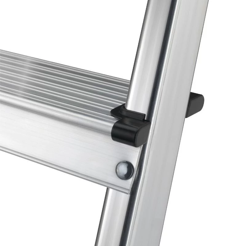 Hailo L40 StandardLine 4-astmeline alumiiniumist treppredel turvakäsipuuaga, 150 kg, EN 131