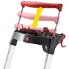 Hailo L100 TopLine 7-astmeline alumiiniumist treppredel multifunktsionaalse alusega, 150 kg kandevõime, EN 131 8050-607