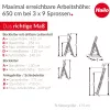 HAILO ProfiStep Combi Alumiiniumist Kombinatsioonredel 3x9 Astmega