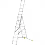 HAILO Kombineeritud redel HobbyLOT Alumiinium 2x8 + 1x9 astet