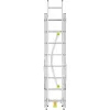 HAILO Kombineeritud redel HobbyLOT Alumiinium 2x8 + 1x9 astet