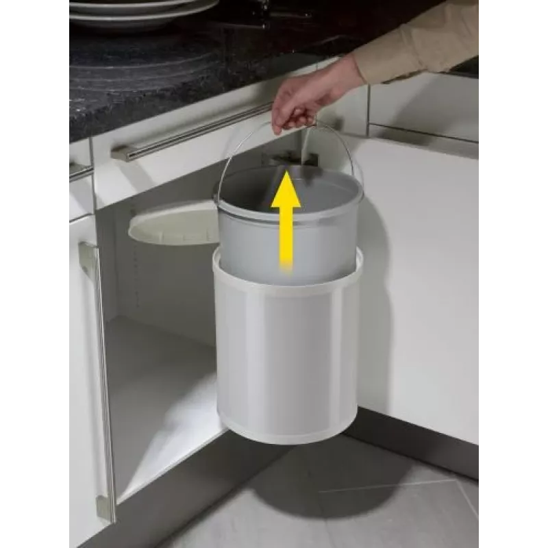 HAILO süvisprügikast Compact-Box M 15L valge