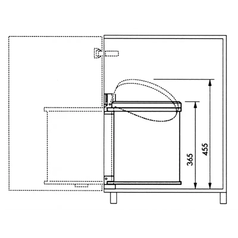 HAILO süvisprügikast Compact-Box M 15L valge