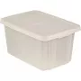 CURVER Essentials 45L läbipaistev hoiukarp kaanega, 57 x 40 x 30 cm, virnastatav, toiduohutu