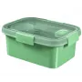 CURVER toidunõu lõunakomplekt ristkülikukujuline 1,2L Smart Eco To Go 20x15x9cm helesinine