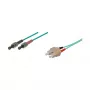 Good Connections SC/ST Duplex OM3 Multimode Fiiber Patch Kaabel, 50/125µm, LSZH, 2m, Aqua