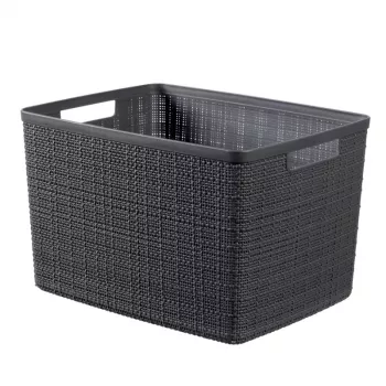 CURVER Jute-korv L 20L 36x28x23cm Tumehall