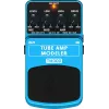 Behringer TM300 Tube Amp Modeler efekti pedaal elektrikitarrile, sinine/must