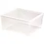 CURVER kaanega kast Tekstiilkast 18.5L Läbipaistev | 39.6x34.3x17.3cm