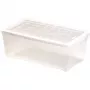 Curver Textile Box 5,7L läbipaistev hoiukarp kaanega, 34,3 x 19,5 x 12,5 cm