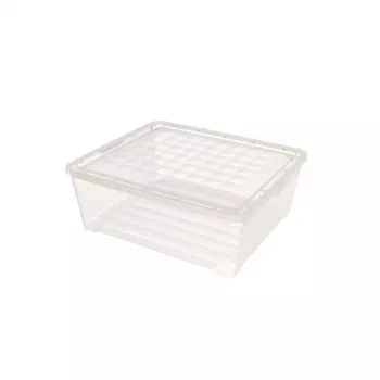 CURVER Tekstiilkarp kaanega, 10L, läbipaistev, 34.2 x 29.7 x 12.5 cm