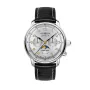 Zeppelin Mediterranee automaatne käekell 96361 - 42 mm sinine sihverplaat, sinine nahast rihm