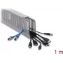 Delock kaablivagun 40 x 100 mm, pikkus 1 m, hall