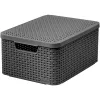 Curver Style M hoiukarp kaanega, 21.5L, tumehall, 39.3x29.3x18.7cm