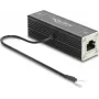 Delock RJ45 võrgupingekaitse Cat.6A, PoE++ ühilduv, 10 Gbps, varjestatud, must