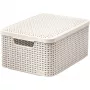 CURVER Style M hoiukarp kaanega, 39,3 x 29,3 x 18,7 cm, kreemjas, 21,6L, kokkupandav